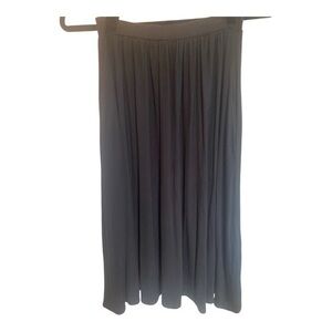 Bombom Midi Black Stretch Skirt with Pockets SKU215‎